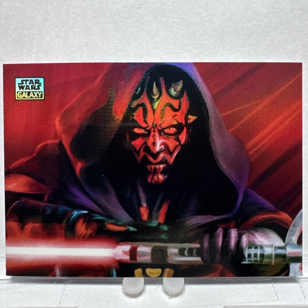 2026 Topps Chrome Star Wars Galaxy "Peace Is A Lie" #27 Darth Maul Refractor 🔥